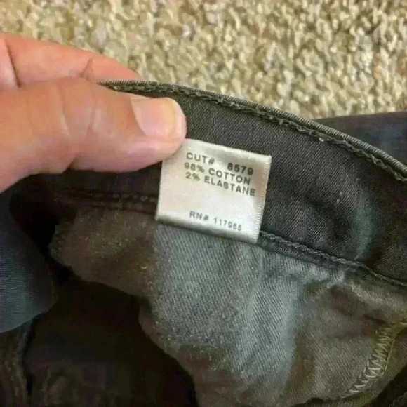 J Brand 620 Mid Rise Super Skinny Jeans, Dare Washed Black Size 29 - Picture 5 of 9